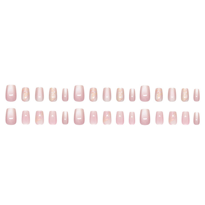 12 Sizes-24 Pcs Press On Nails MY138