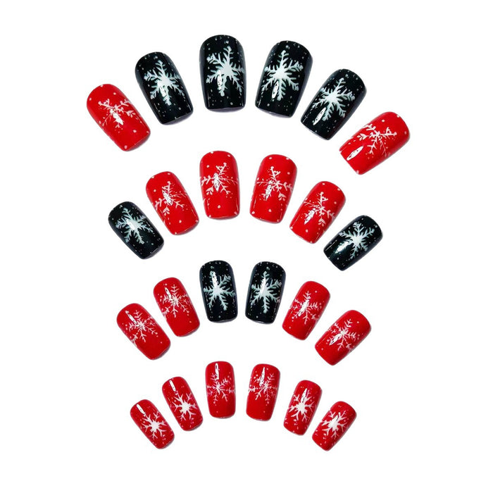 12 Sizes-24 Pcs Press On Nails W-316