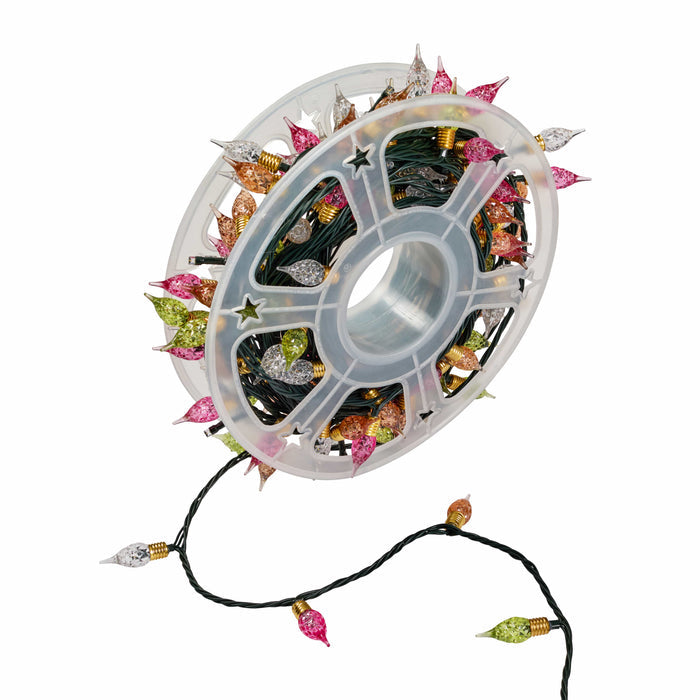 150 Pastel C9 Bulb Connectable Christmas Tree Lights