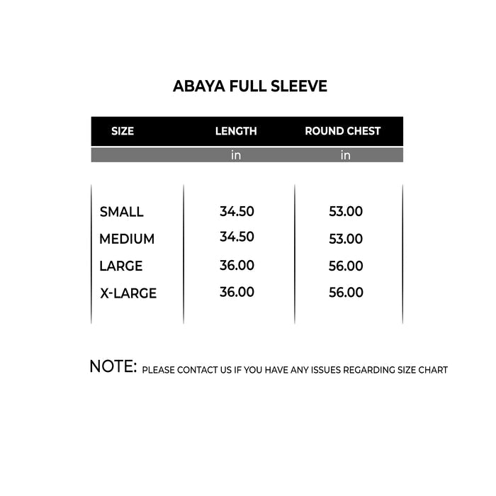 Active Abaya with Hoodie (Full sleeves)