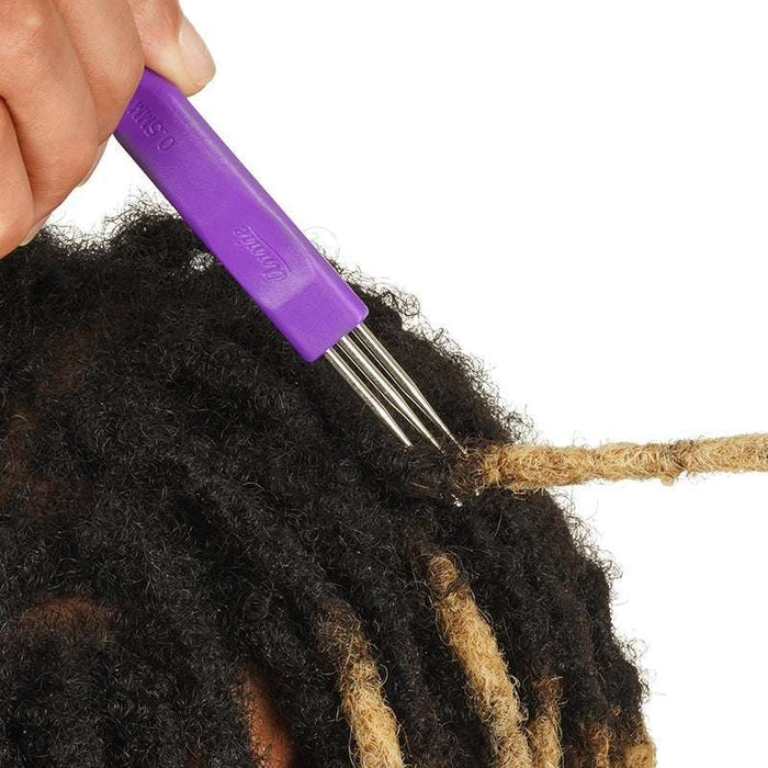 Annie Dreadlocks Crochet Needle with Pik 3-Hook 0.5mm, 1 Count, Assorted Colors
