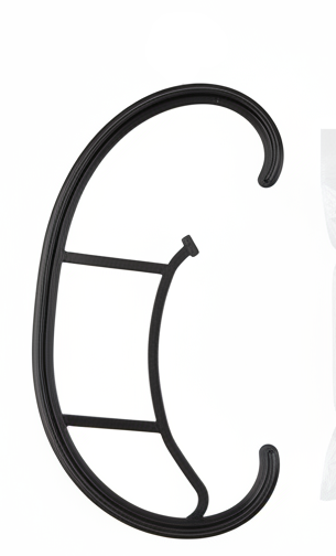 Annie Wig Hanger, 1 Count, Black