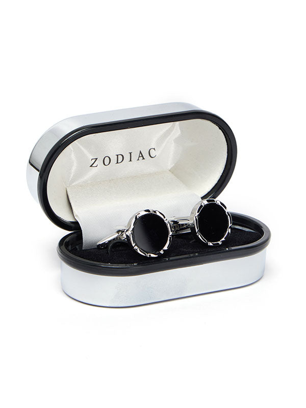 Black Stone Cufflinks