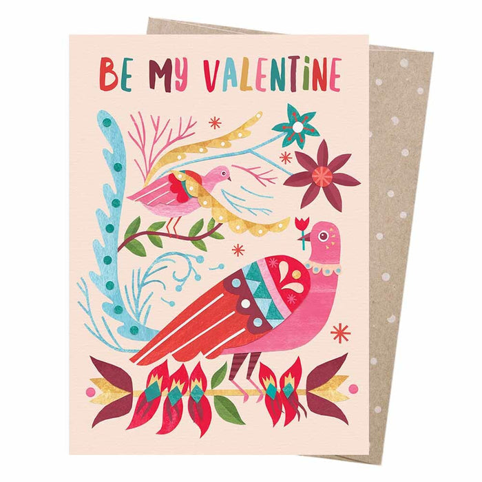 Blank Card - Lyrebirds Valentine