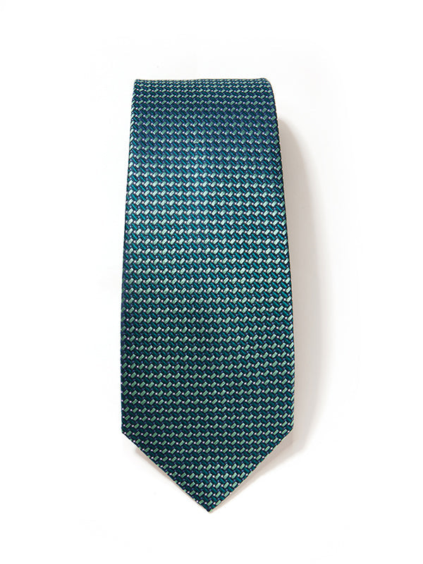 Campania Structure Dark Green Silk Tie