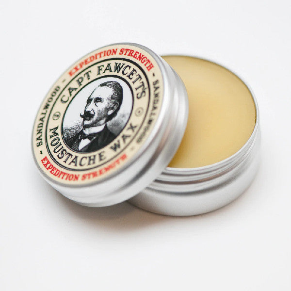 Captain Fawcett Moustache Wax 15ml - EXPEDITION STRENGTH SANDALWOOD