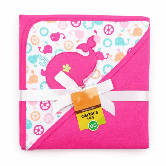 Carte - Hooded Cotton Wrap - Pink - Fish