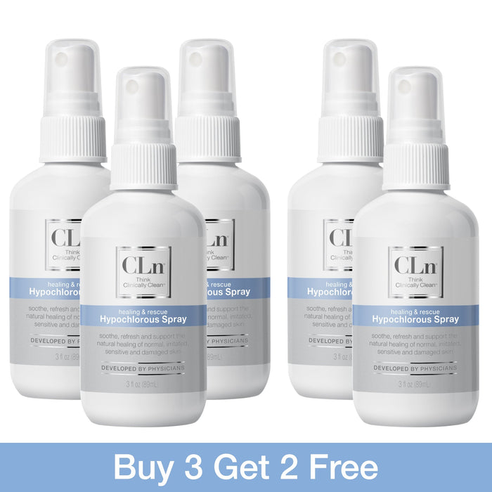 CLn Hypochlorous Spray 3oz 5-Pack 11 Days of CLn Bundles CLn Skin Care