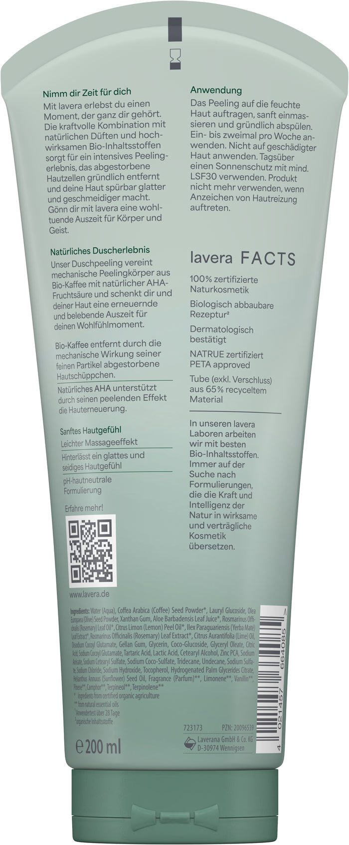 lavera Duschpeeling Purify Me