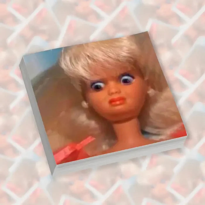 Gasping Doll Meme Sticky Notes