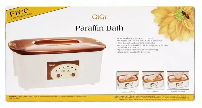 GiGi - Digital Paraffin Bath with 6 lbs of Peach Paraffin