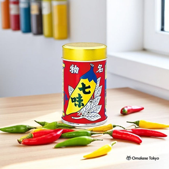 Hachimanya Shichimi Chili Peppers Can