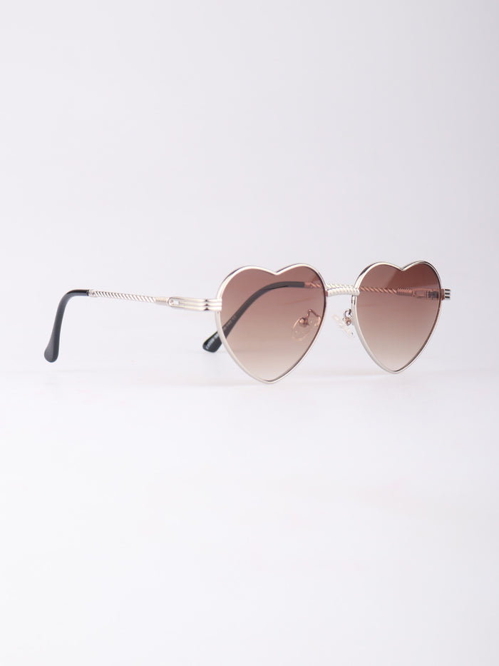Heart of Love Sunglasses | Smoke-Image 2