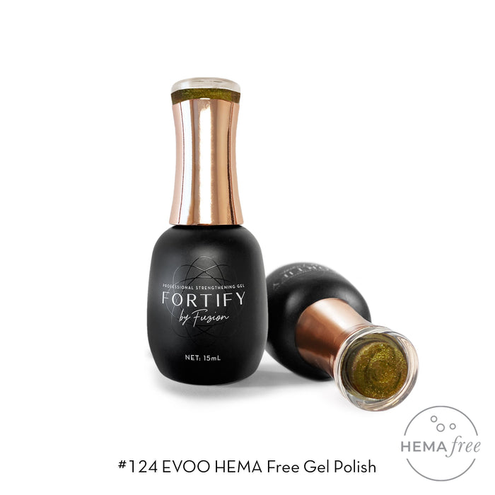 HEMA Free Gel Polish | Fortify by Fuzion | Colour 124 EVOO