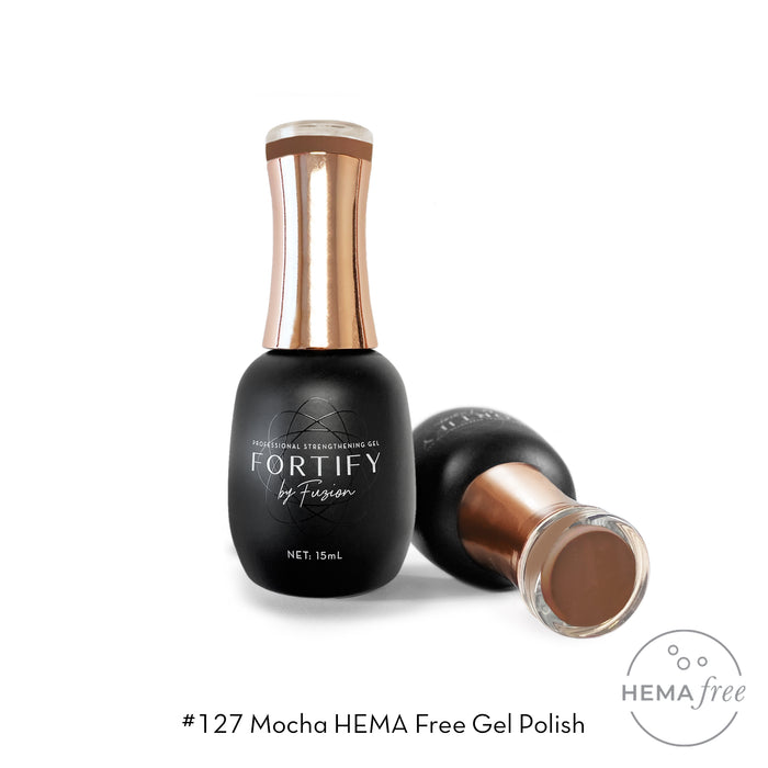 HEMA Free Gel Polish | Fortify by Fuzion | Colour 127 Mocha