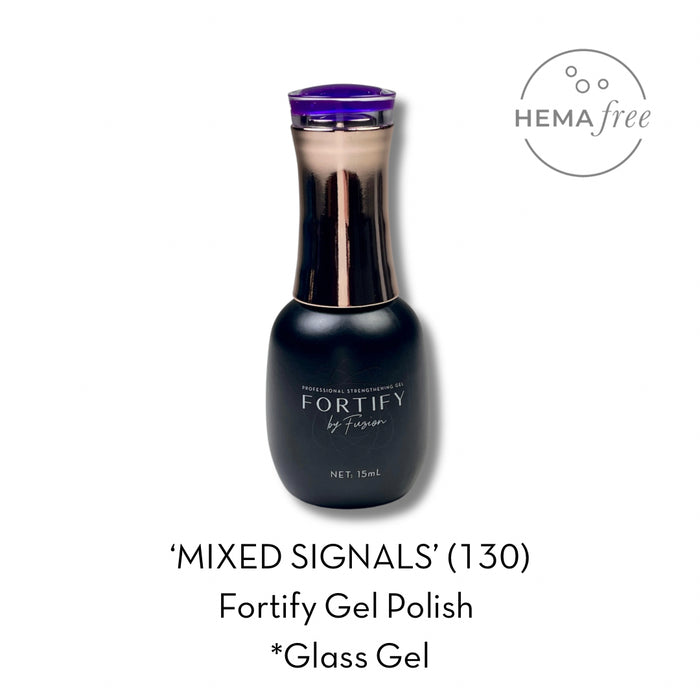 HEMA Free Gel Polish | Fortify by Fuzion | Colour 130 Mixed Signals