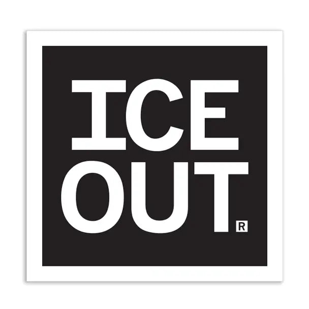 Ice Out Square Sticker