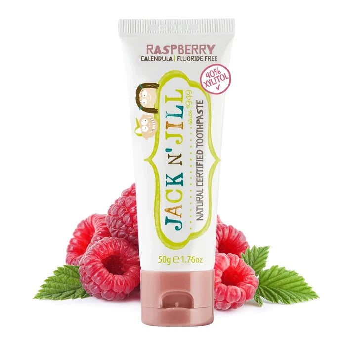 Jack N´Jill - Børnetandpasta Natural - Raspberry - 50 g.