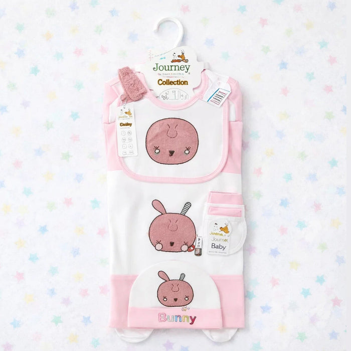 JL - Cotton Interlock - 8 Pieces - Bunny - Starter Set - Pink