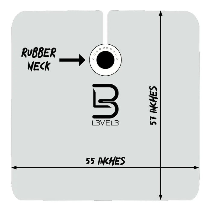 Level 3 Professional Rubber Neck Cutting Cape | Shop BuyBarber
