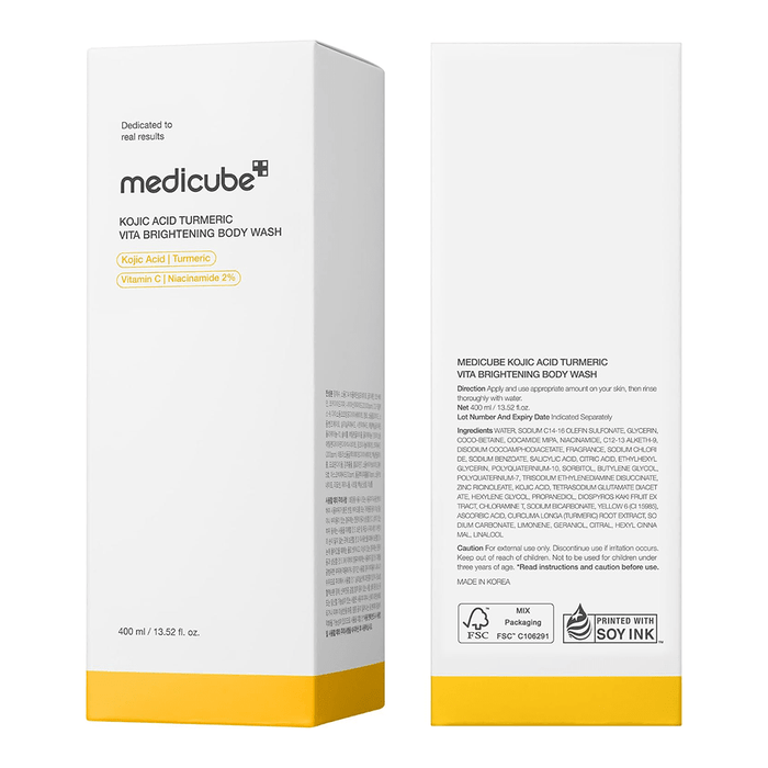 Medicube Kojic Acid Turmeric Vita Brightening Body Wash 400ml - Beauty Tribe