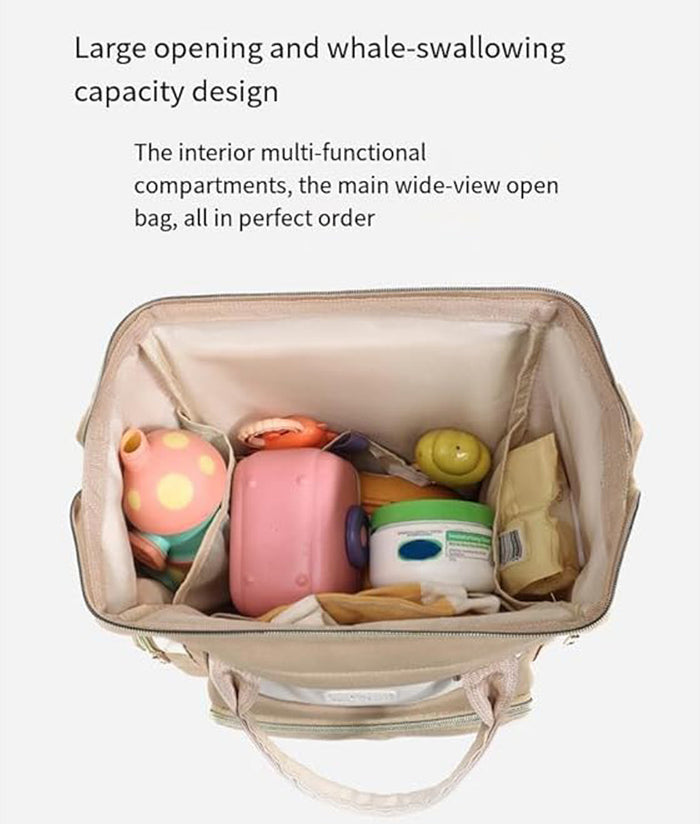 Mom's Love - Waterproof Diaper Backpack - Multicolored