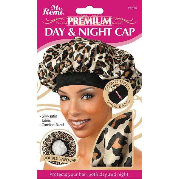Ms. Remi Premium Day And Night Cap X-Large, 1 Count, Leopard