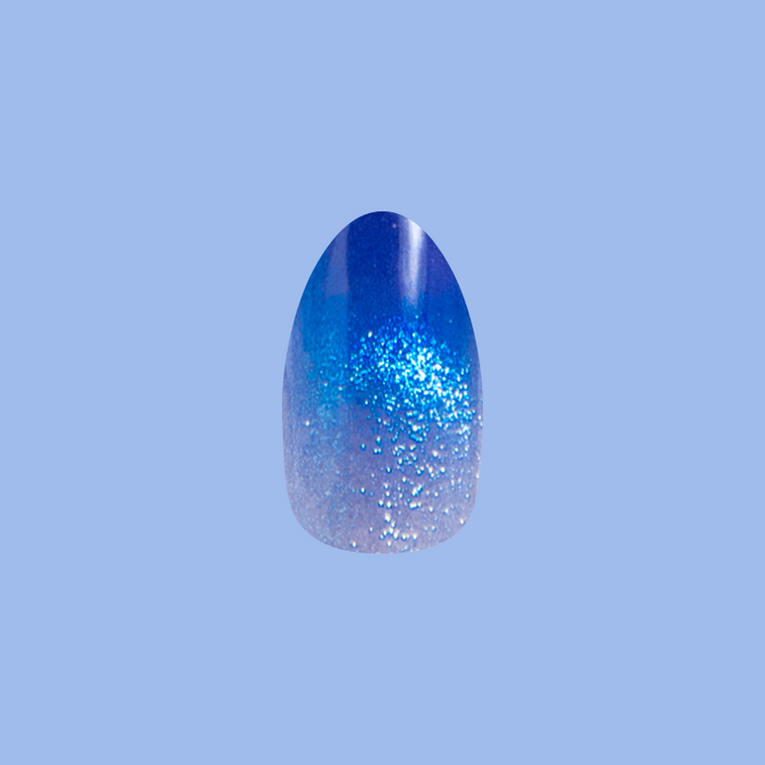 Night Sky Velvet French - Press-On | Medium | Almond