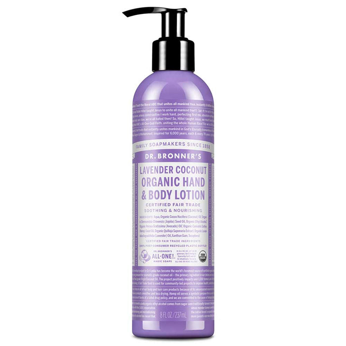 Organic Hand & Body Lotion - Lavender Coconut