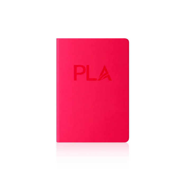 Lash Notebook from PLA's Christmas Advent Calendar 2023 (front view of the notebook)