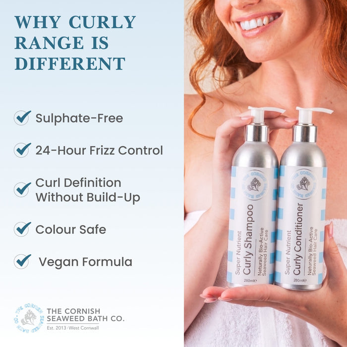 Super Nutrient Curly Conditioner - The Cornish Seaweed Bath Co.