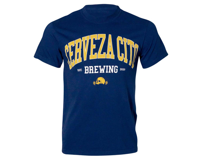 University Tee - Navy Gold