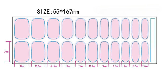 UV-free gel nail Pink Ombre
