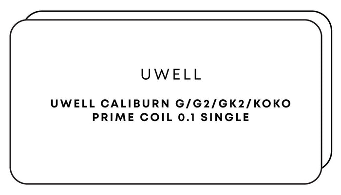 Uwell Caliburn G/G2/GK2/Koko Prime Coil 10 Single | One Colour-Image 1