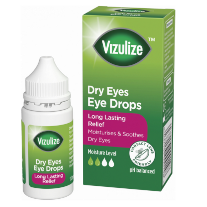 Vizulize lubricating Dry Eye Drops 10ml