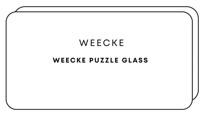 Weecke Puzzle Glass Mouthpiece | One Colour-Image 1