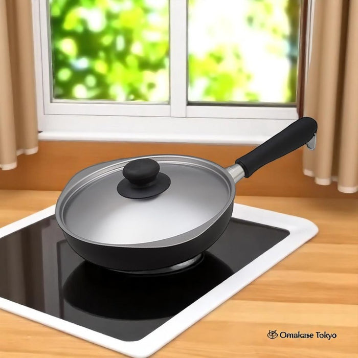 Yanagi Sori Magma Plate Iron Frying Pan 18 cm