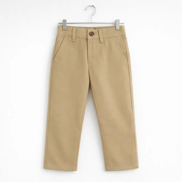 Yohan - Cotton Pant - Khaki - (1-8Y)