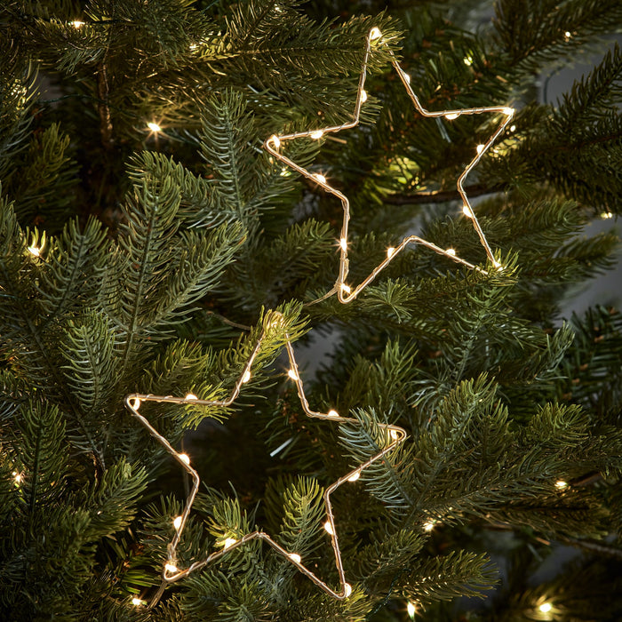 15cm Gold Osby Star Light Duo