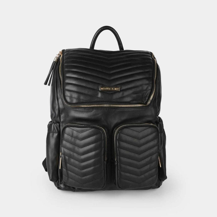 18 Pockets - Miella + Me - Diaper Backpack - Black