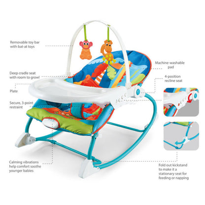 2 In 1 - Infant To Toddler - Rocker With Dining Chair