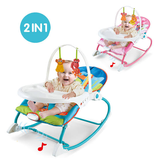 2 In 1 - Infant To Toddler - Rocker With Dining Chair