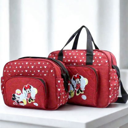 3 Pieces Mickey & Minnie Bag Set