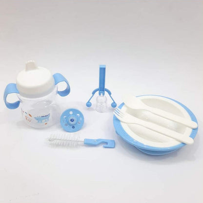 7 Pieces Feeding Set - Blue