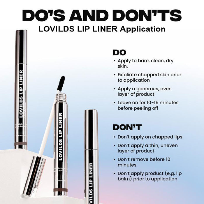 80% OFF | LIP LINER STAY-N - Peel-Off Lip Liner Stain - All Day & Night Lipliner with Hyaluronic Acid & Vitamin E - Long Lasting Formula - 0.12 fl oz / 3.5 ml