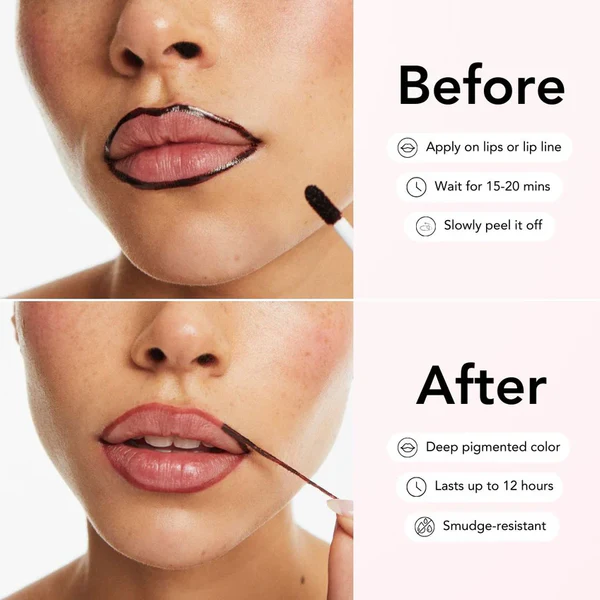 80% OFF | LIP LINER STAY-N - Peel-Off Lip Liner Stain - All Day & Night Lipliner with Hyaluronic Acid & Vitamin E - Long Lasting Formula - 0.12 fl oz / 3.5 ml