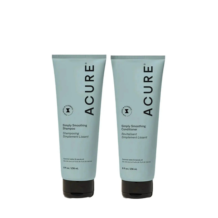 ACURE Simply Smoothing Shampoo and Conditioner Set - DOKAN