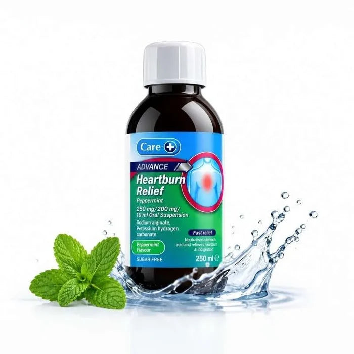 ADV HEARTBURN REL SUSP P/MINT CARE 250ML