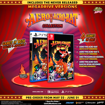 Aero the Acro-Bat Collection Standard Edition (Switch, PS5)