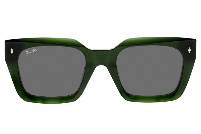 Alley Oop Fern Green Tortoise - Polarized Smoke Lens